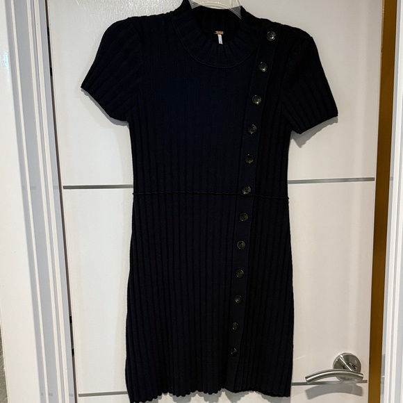 NWOT Free People Lottie Ribbed Knit Mini Dress Size Medium - Picture 9 of 12